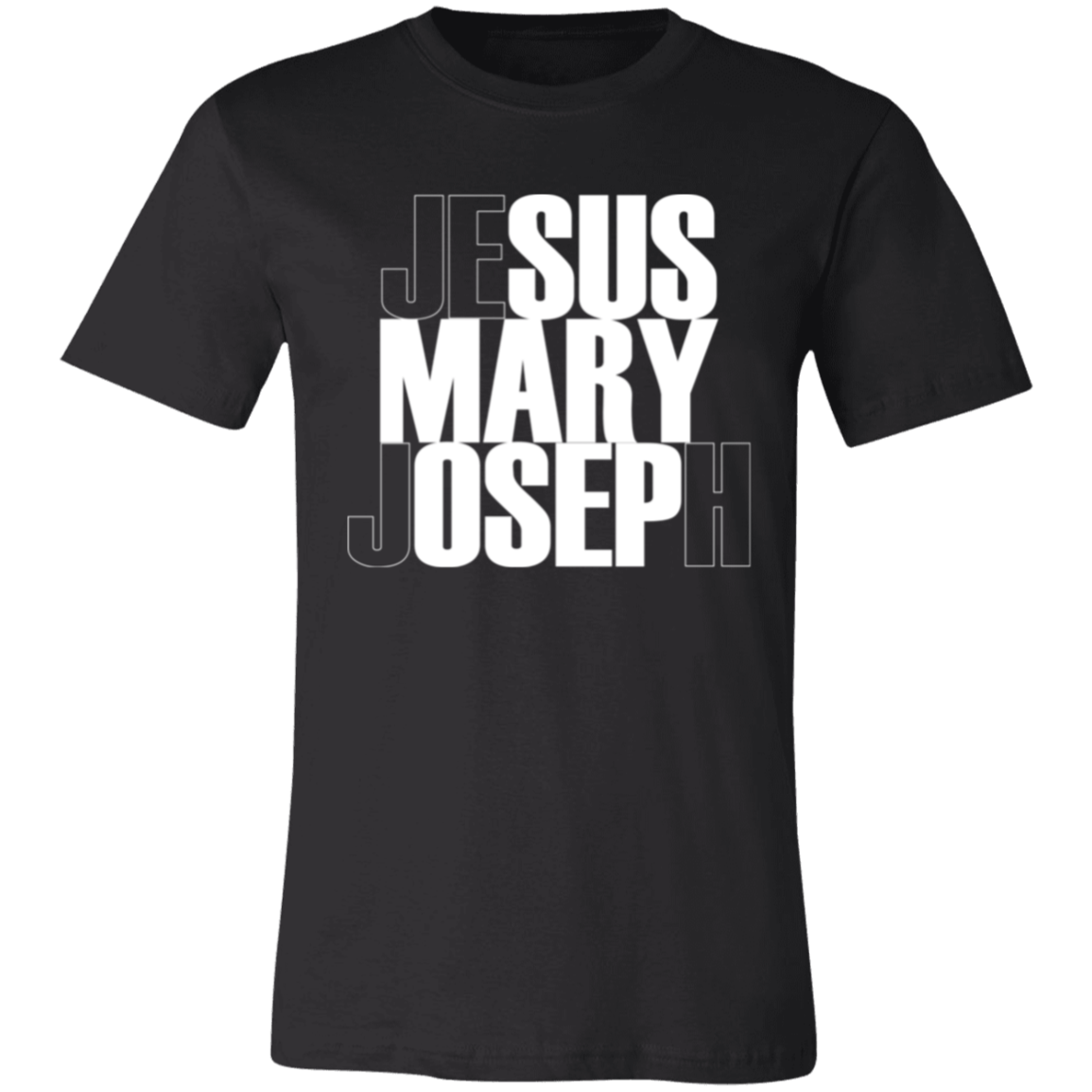Jesus Mary Joseph Unisex Jersey T-Shirt