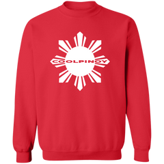 CoolPinoy Mid White Unisex Crewneck Pullover Sweatshirt