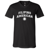Filipino American University CP Unisex Jersey V-Neck T-Shirt