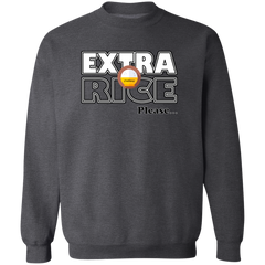 Extra Rice Please Unisex Crewneck Pullover Sweatshirt