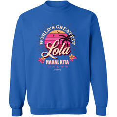 Worlds Greatest Lola Unisex Crewneck Pullover Sweatshirt