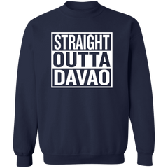Straight Outta Davao Unisex Crewneck Pullover Sweatshirt