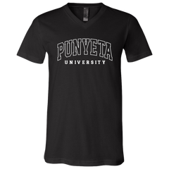 Punyeta University Unisex Jersey V-Neck T-Shirt