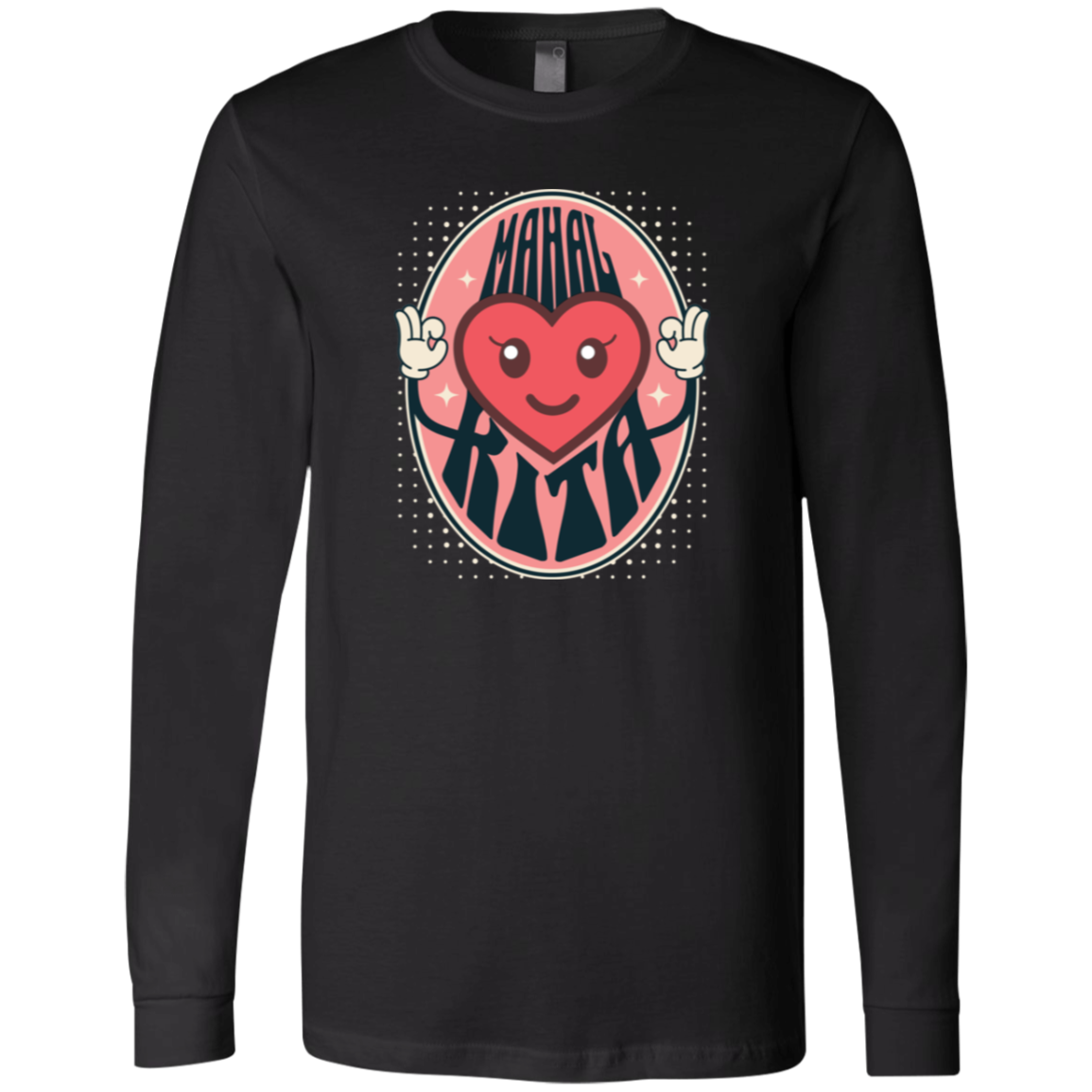 Mahal Kita Emoji Unisex Jersey Long Sleeve T-Shirt