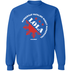 Matalino Mapagmahal Lola Unisex Crewneck Pullover Sweatshirt