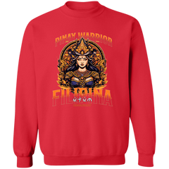 Pinay Warrior Filipina Unisex Crewneck Pullover Sweatshirt