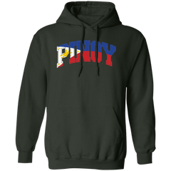 Pinoy with Flag Embedded Unisex Pullover Hoodie