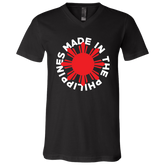 Made in the Philippines Red Sun Unisex Jersey V-Neck T-Shirt