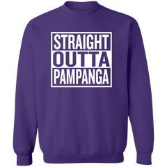 Straight Outta Pampanga Unisex Crewneck Pullover Sweatshirt
