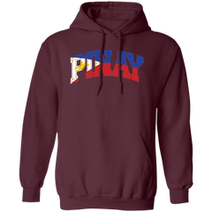 Pinay with Flag Embedded Unisex Pullover Hoodie