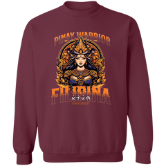 Pinay Warrior Filipina Unisex Crewneck Pullover Sweatshirt