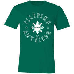 Filipino American White Sun Unisex Jersey T-Shirt