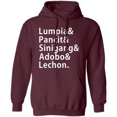 Lumpia Pancit Sinigang Adobo Lechon Unisex Pullover Hoodie
