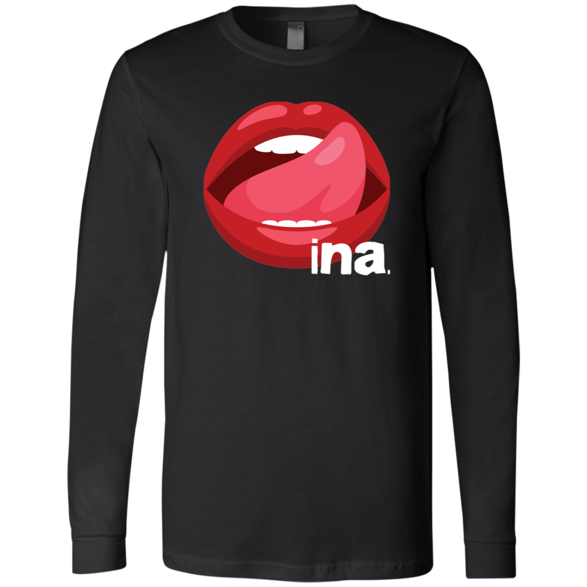 Tongue Ina Unisex Jersey Long Sleeve T-Shirt