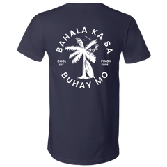 Bahala Ka Sa Buhay Mo Palm Tree Unisex Jersey V-Neck T-Shirt