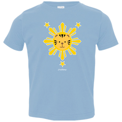 Kids  Yellow Sun Tiger Toddler Jersey T-Shirt