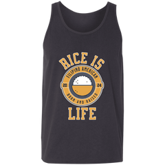 RIce is Life  Unisex Cotton Tank Top