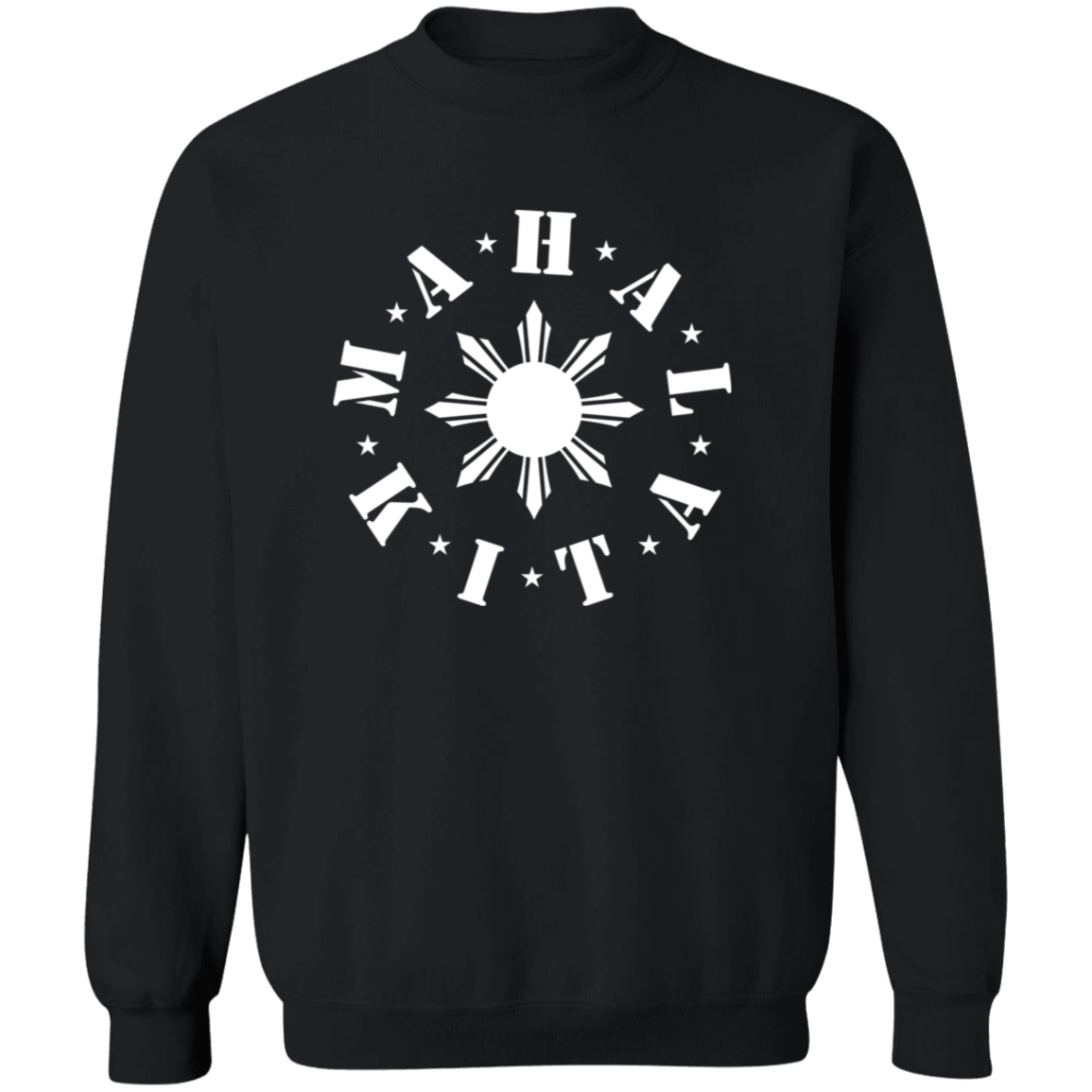 Mahal Kita In Circle Sun Unisex Crewneck Pullover Sweatshirt