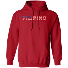 Filipino with US Flag Embedded Unisex Pullover Hoodie