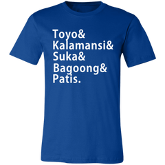 Toyo Kalamansi Suka Bagoong Patis Unisex Jersey T-Shirt