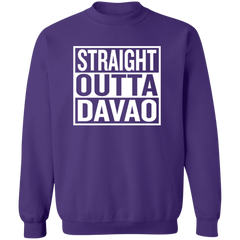 Straight Outta Davao Unisex Crewneck Pullover Sweatshirt