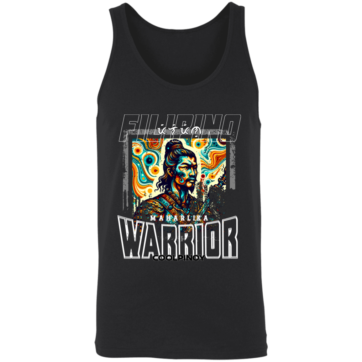 Filipino Warrior Distressed Unisex Cotton Tank Top