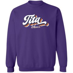 Tita I Love U Unisex Crewneck Pullover Sweatshirt
