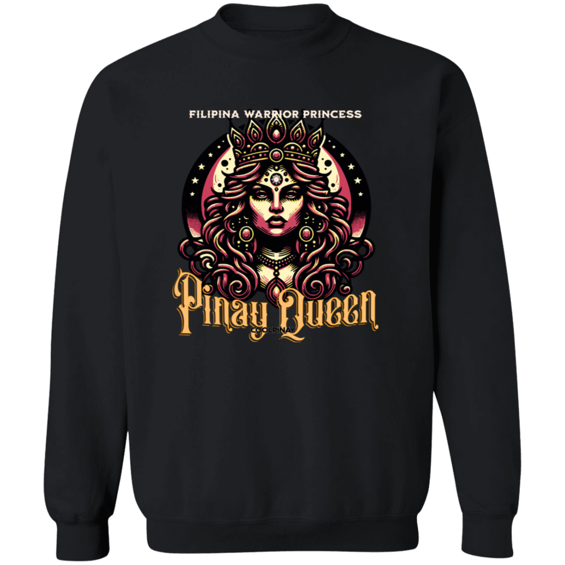 Pinay Queen Unisex Crewneck Pullover Sweatshirt