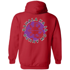 Bahala Ka Sa Buhay Mo Purple Splash Unisex Pullover Hoodie