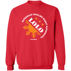 Matalino Mapagmahal Lolo Unisex Crewneck Pullover Sweatshirt