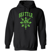 Seattle with Sun and Stars Unisex Pullover Hoodie