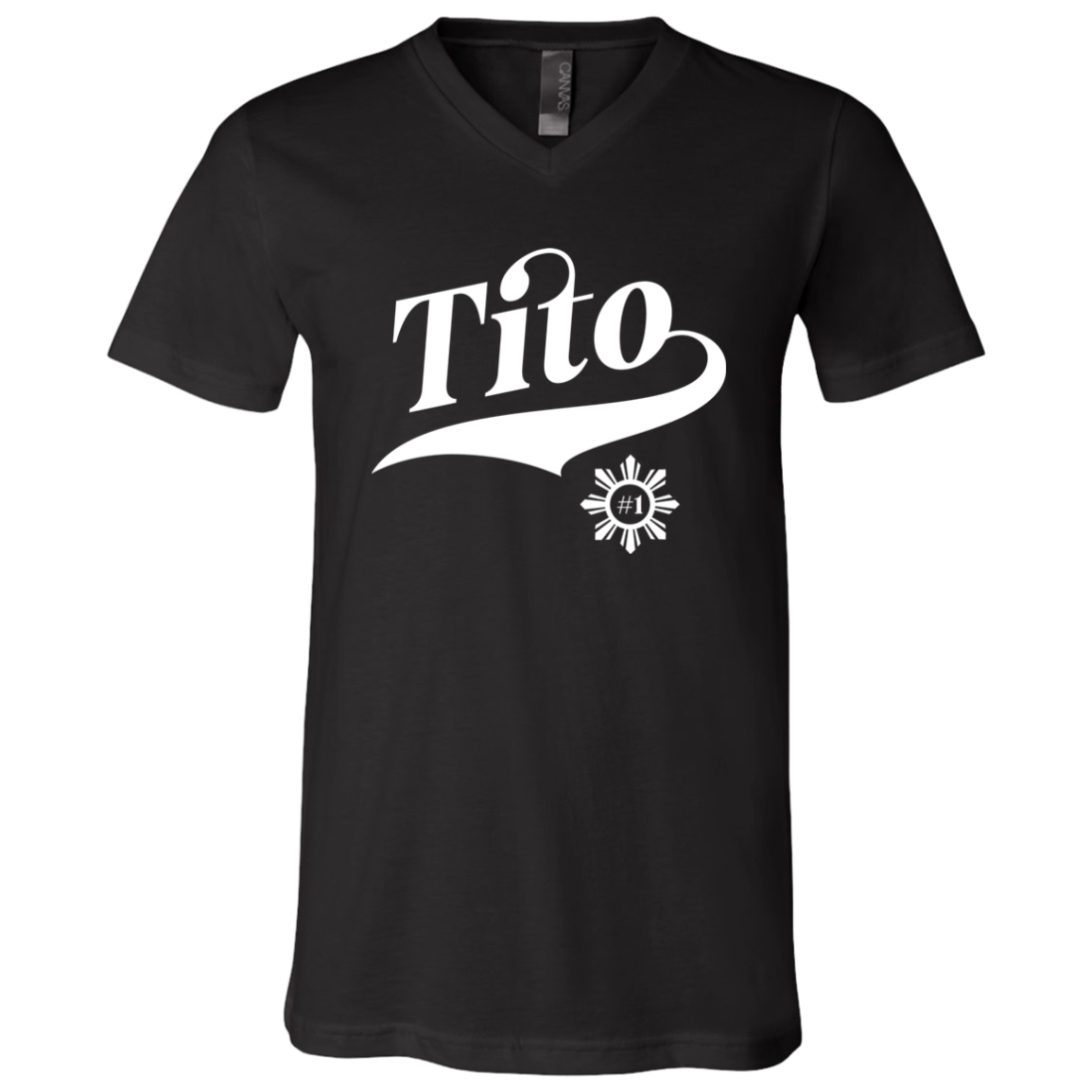 Number One Tito Unisex Jersey V-Neck T-Shirt