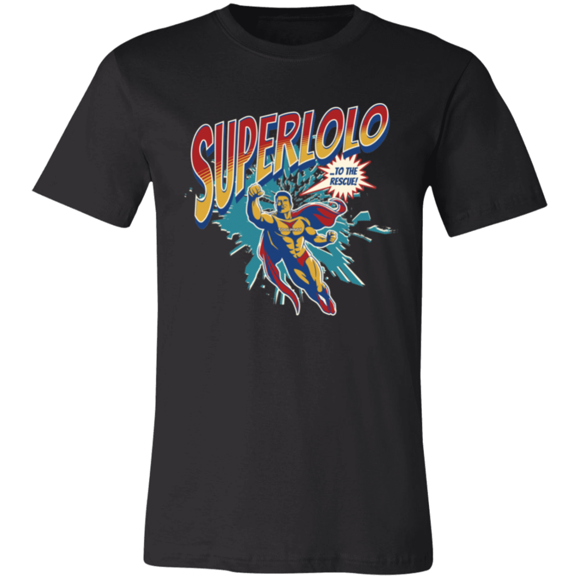 Super Lolo To The Rescue Unisex Jersey T-Shirt