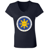 Born in the Philippines Ladies Jersey V-Neck T-Shirt
