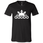 Adobo Half Sun Unisex Jersey V-Neck T-Shirt