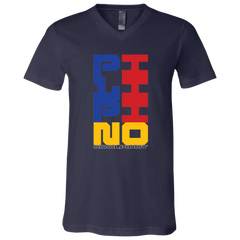 PI LI PI NO Unisex Jersey V-Neck T-Shirt