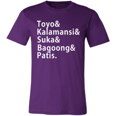 Toyo Kalamansi Suka Bagoong Patis Unisex Jersey T-Shirt