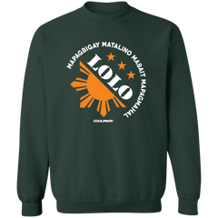 Matalino Mapagmahal Lolo Unisex Crewneck Pullover Sweatshirt