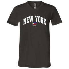 New York Unisex Jersey V-Neck T-Shirt