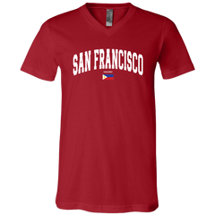 San Francisco Unisex Jersey V-Neck T-Shirt