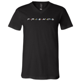 Priends Unisex Jersey V-Neck T-Shirt