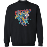 Super Lolo To The Rescue Unisex Crewneck Pullover Sweatshirt
