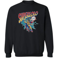 Super Lolo To The Rescue Unisex Crewneck Pullover Sweatshirt