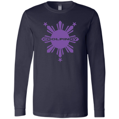 CoolPinoy Ube Unisex Jersey Long Sleeve T-Shirt