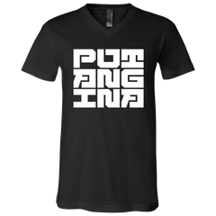 Putangina Square Unisex Jersey V-Neck T-Shirt