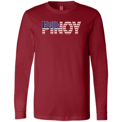 Pinoy American Unisex Jersey Long Sleeve T-Shirt