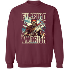 Filipino Warrior Beach Unisex Crewneck Pullover Sweatshirt