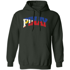 Pinay with Flag Embedded Unisex Pullover Hoodie