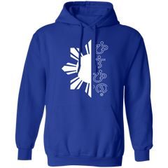 Filipino in Baybayin Script Half Sun Unisex Pullover Hoodie