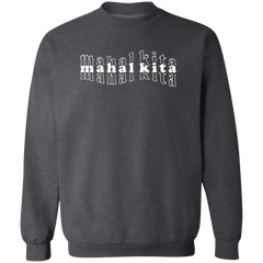 Mahal Kita Mesh Warp Unisex Crewneck Pullover Sweatshirt